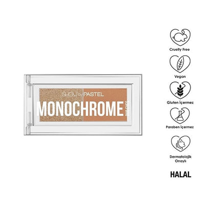 Show by Pastel Monochrome Duo Eyes Dual Eyeshadow Palette 32 Blackout