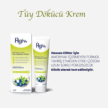 Agiss Depilatory Cream For Sensitive Skin 100 ml