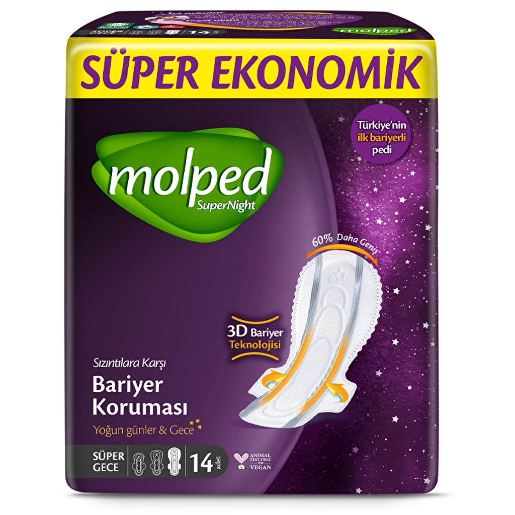 Molped SuperNight Intensive Days &amp; Night (Super Night) 14 Pack