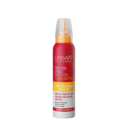 Urban Care Twisted Curls Hibiscus &amp; Shea Butter Repair Hair Care Mousse for Curly Hair 150 ml