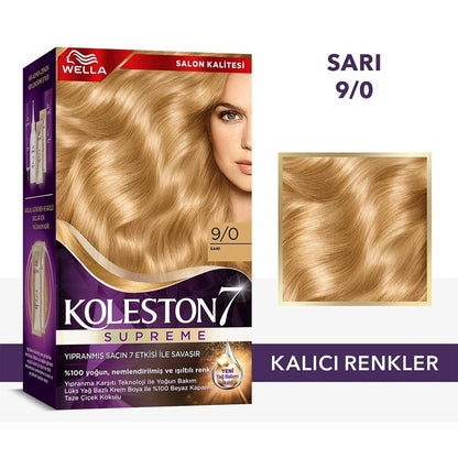 Wella Koleston Supreme Hair Dye 9/0 Yellow