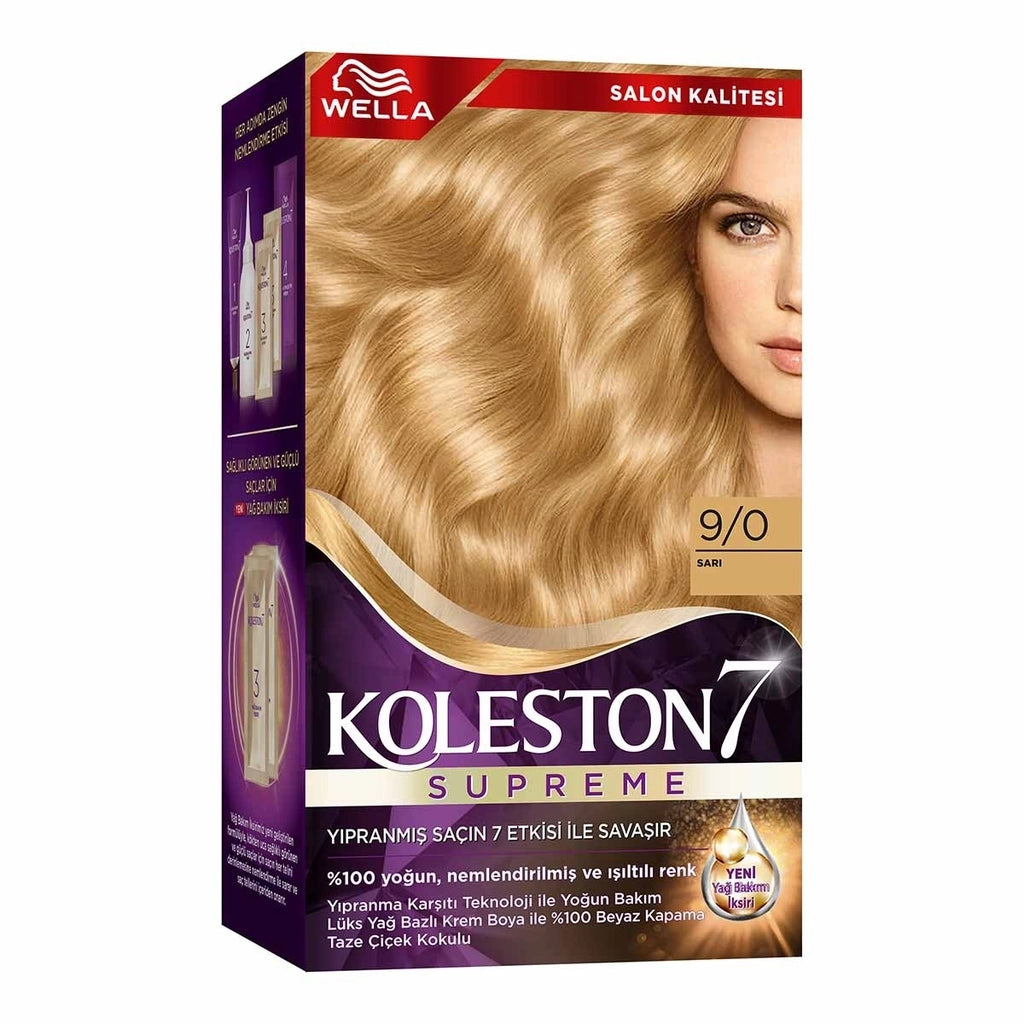 Wella Koleston Supreme Hair Dye 9/0 Yellow