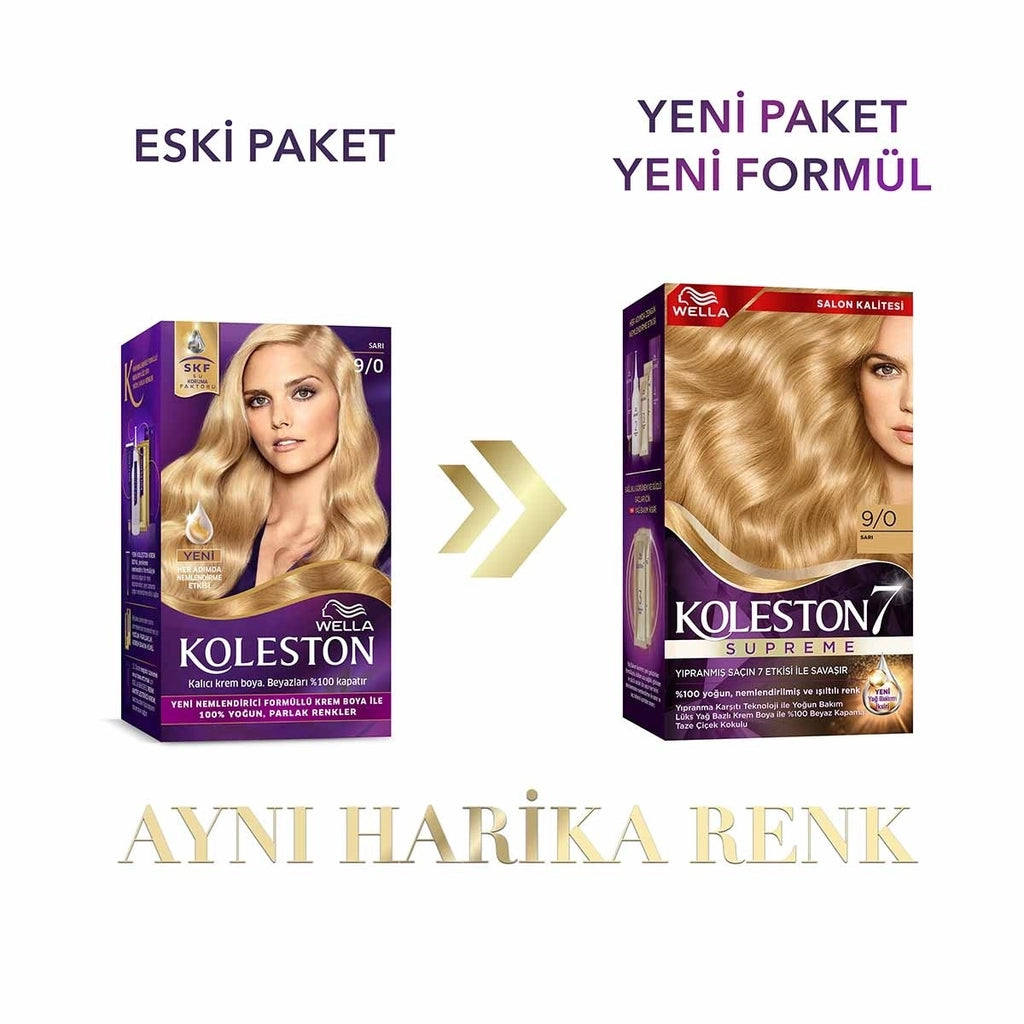 Wella Koleston Supreme Hair Dye 9/0 Yellow