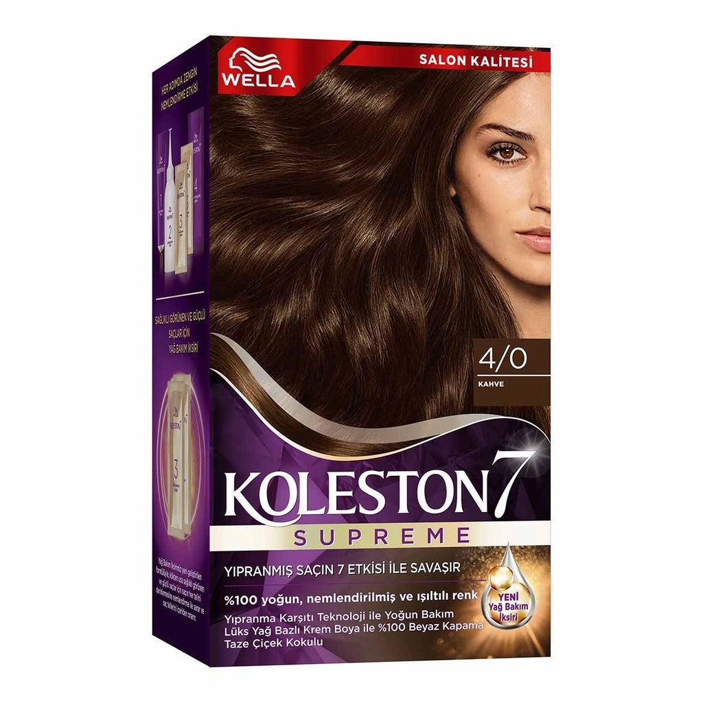 Wella Koleston Supreme Hair Dye 4/0 Brown