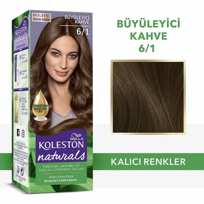Wella Koleston Naturals Hair Dye 6/1 Fascinating Brown
