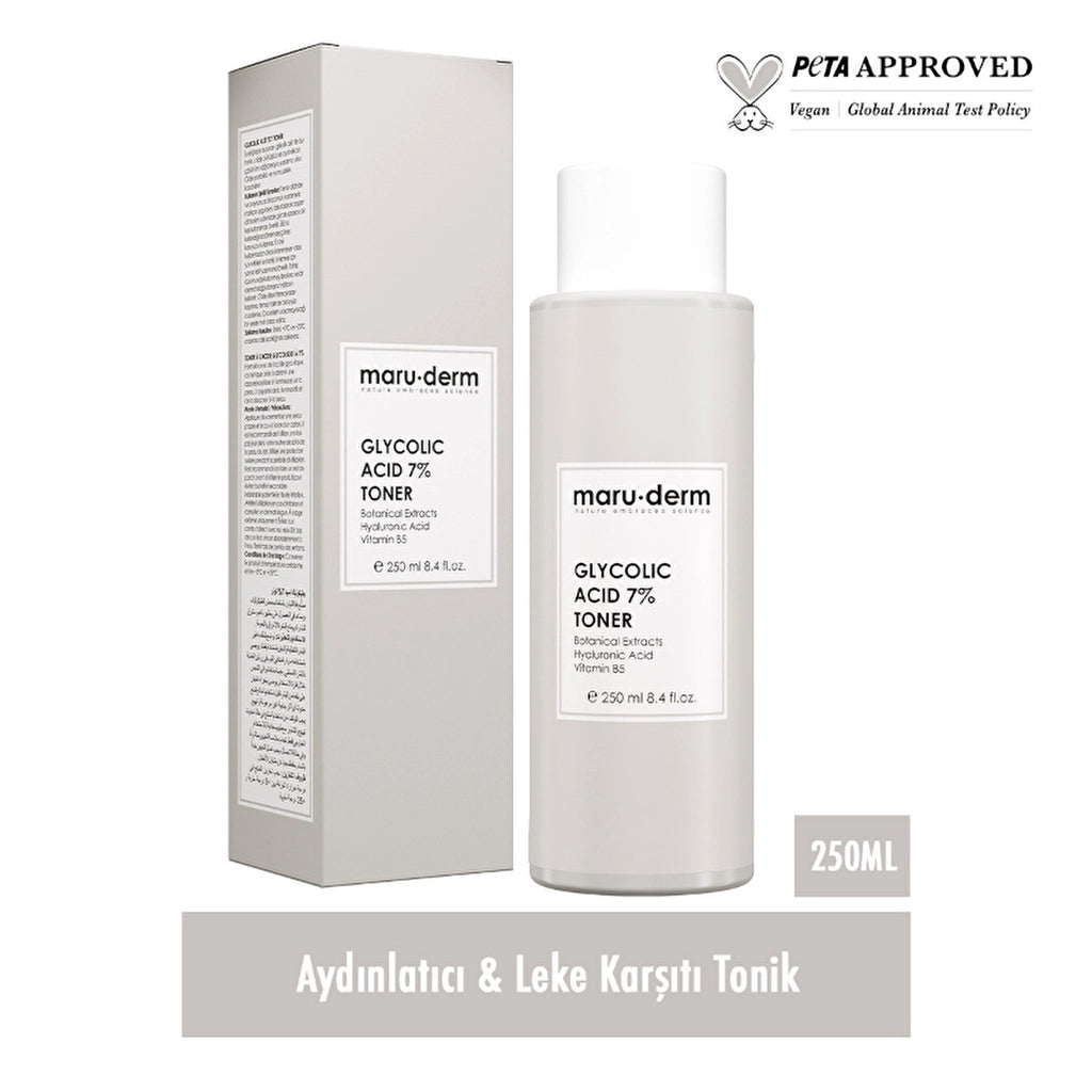Maruderm Glycolic Acid 7% Brightening and Anti-Blemish Tonic 250 ml