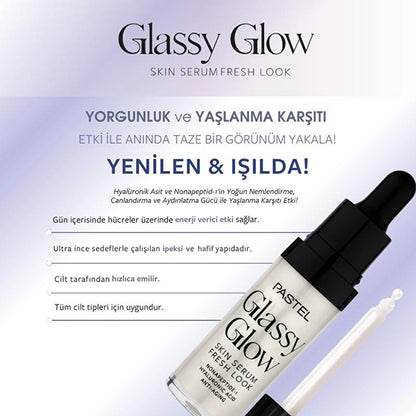 Pastel Makeup To Skincare Glassy Glow Skin Serum