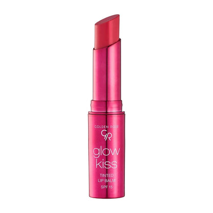 Golden Rose Glow Kiss Tinted Lip Balm Lipstick 03 Berry Pink