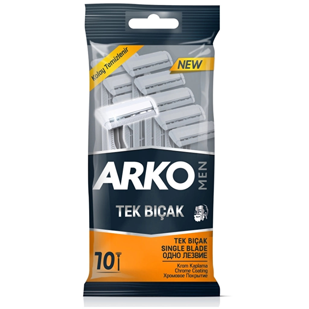 Arko Men Single Blade Razor 10 Pcs