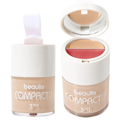 Beaulis Compact It Foundation &amp; Blush &amp; Concealer 108 Sand Sensation