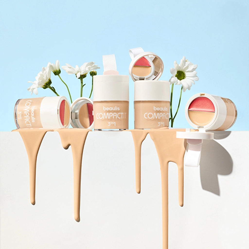 Beaulis Compact It Foundation &amp; Blush &amp; Concealer 108 Sand Sensation