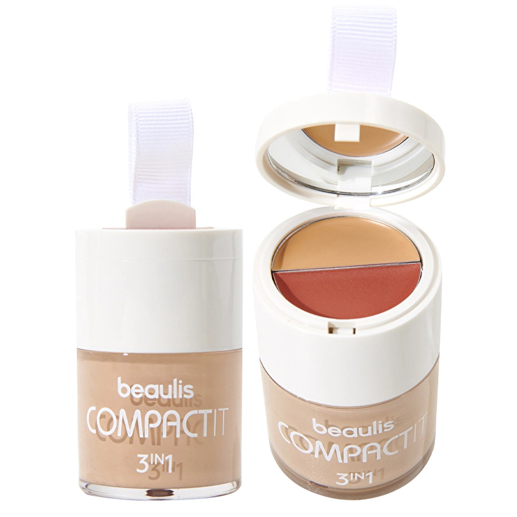 Beaulis Compact It Foundation &amp; Blush &amp; Concealer 108 Sand Sensation