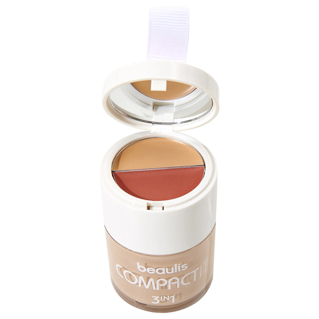 Beaulis Compact It Foundation &amp; Blush &amp; Concealer 115 Natural Beige