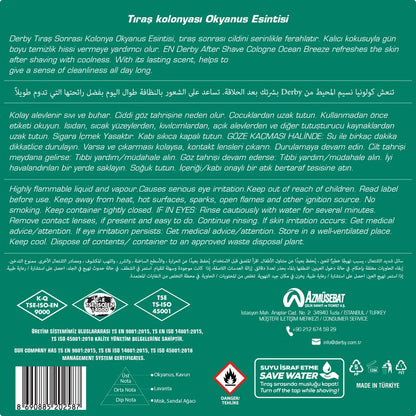 Derby Shaving Cologne Ocean 250 ml