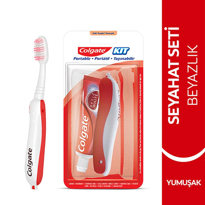 Colgate Optic White Toothpaste 20 ml + Toothbrush (Travel Set)
