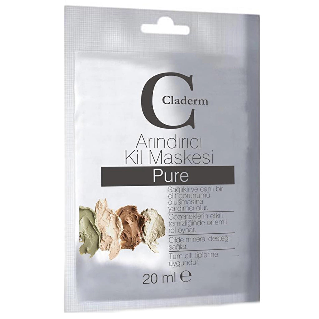 Claderm Pure Purifying Clay Mask 20 ml