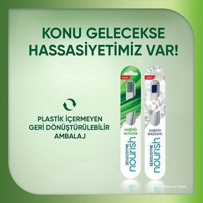Sensodyne Nourish Healthy Cleaning Toothbrush Soft (Assorted)