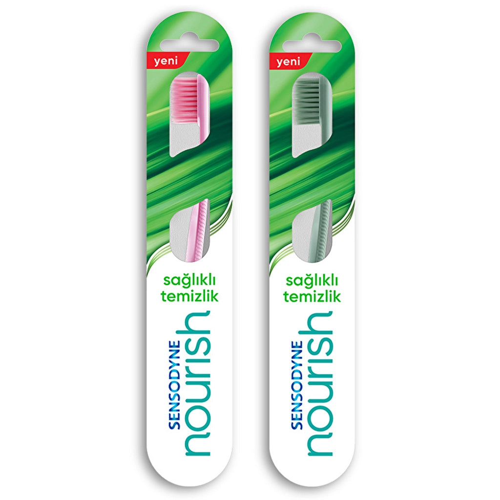 Sensodyne Nourish Healthy Cleaning Toothbrush Soft (Assorted)