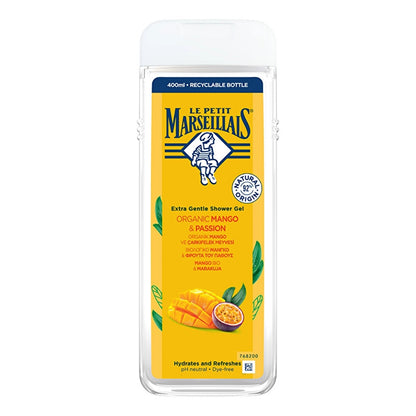 Le Petit Marseillais Shower Gel Organic Mango and Passion Fruit 400 ml