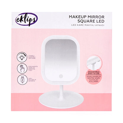 Eklips Makeup Mirror Square Led