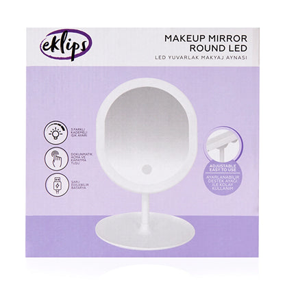 Eklips Makeup Mirror Round Led