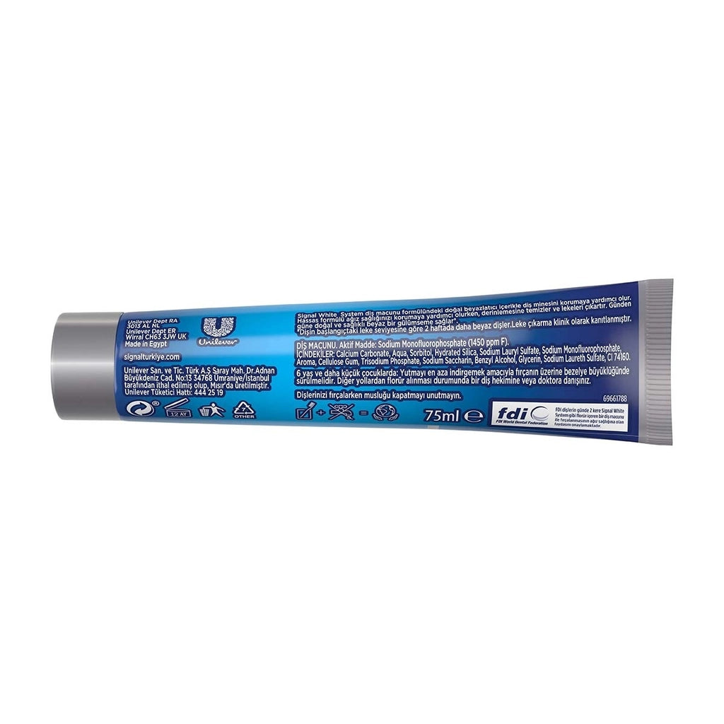 Signal White System Toothpaste Whitening 75 ml