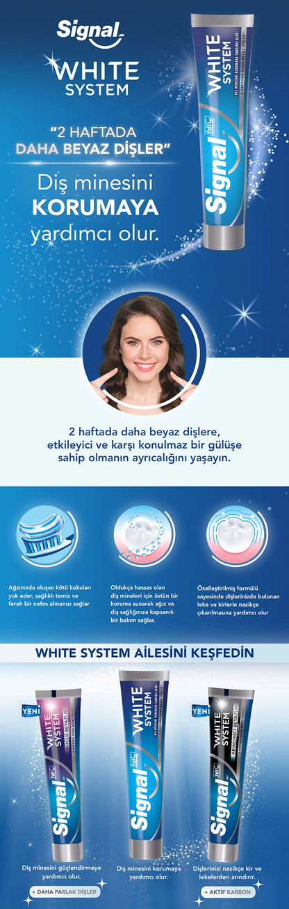 Signal White System Toothpaste Whitening 75 ml