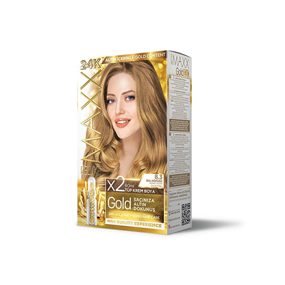 Maxx Deluxe Golden Beauty Hair Dye 8.3 Honey Foam
