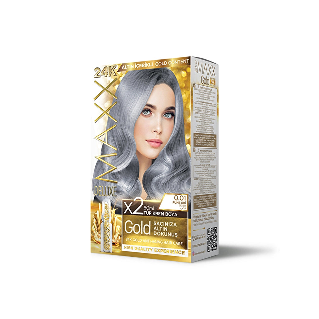 Maxx Deluxe Golden Beauty Hair Dye 0.01 Smoked Gray