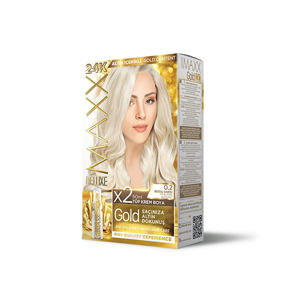 Maxx Deluxe Golden Beauty Hair Dye 5.65 Strawberry Red