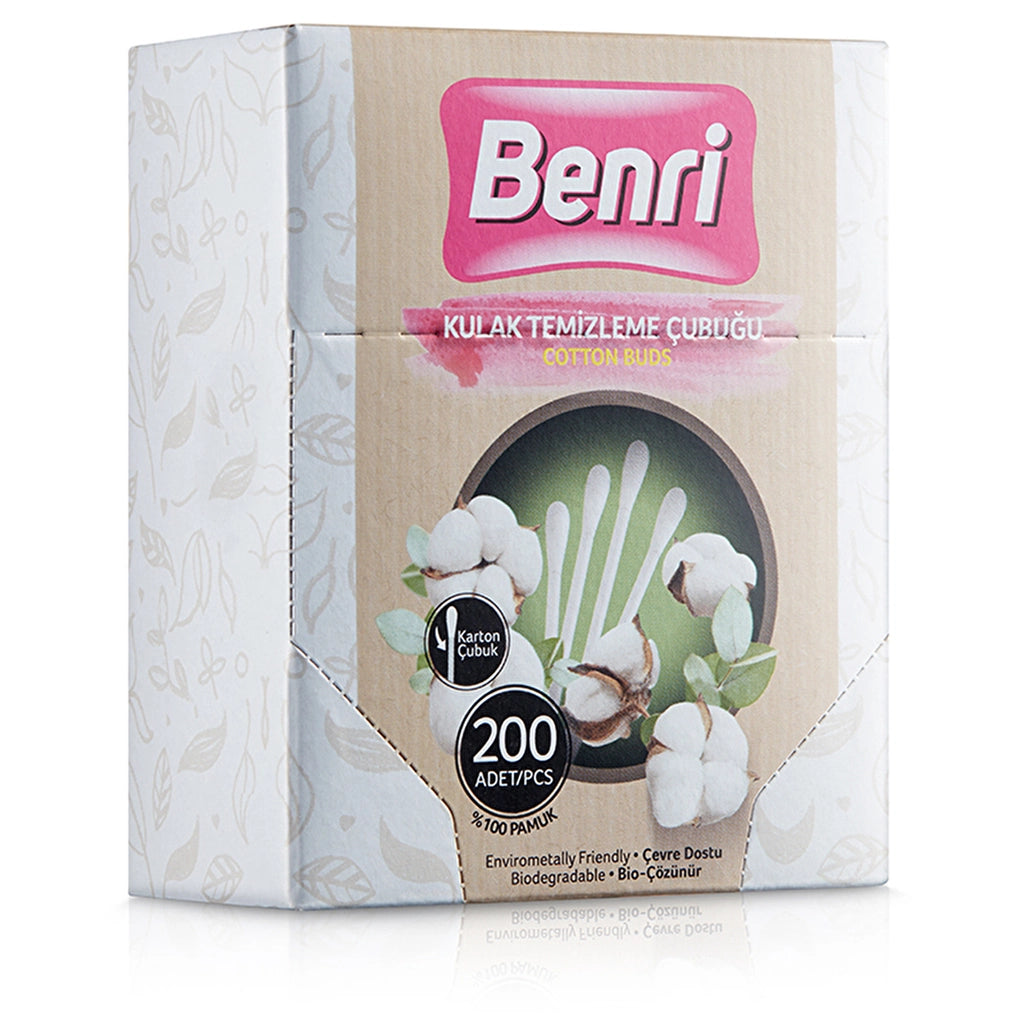 Benri Ear Cleansing Swabs 200pcs