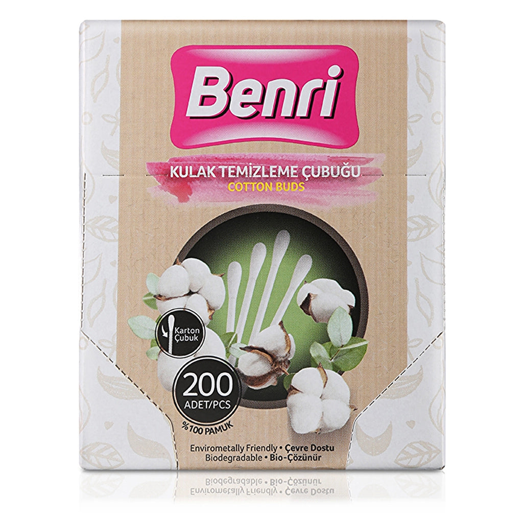 Benri Ear Cleansing Swabs 200pcs