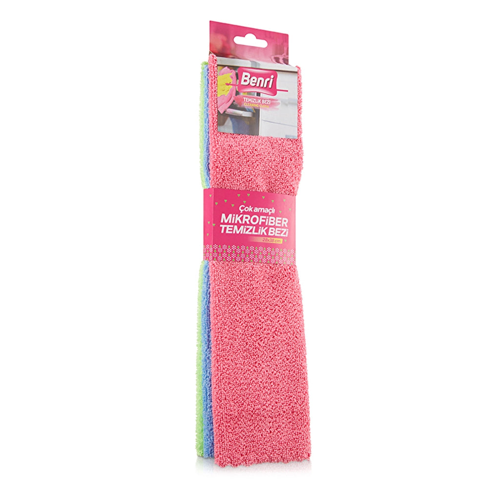 Benri Microfiber Towel Cloth 3 Pack