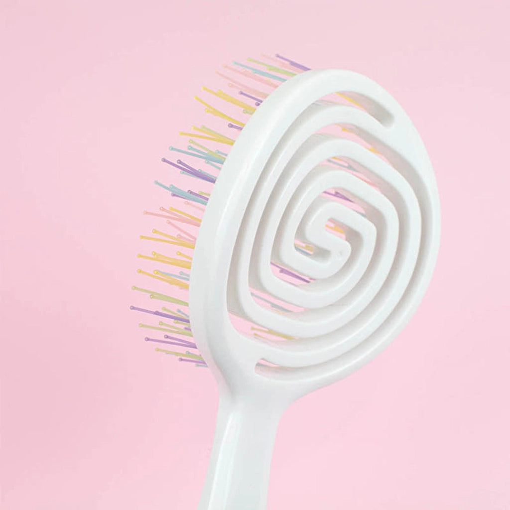 Nascita Pro Three-Dimensional Oval Hair Brush 05 White