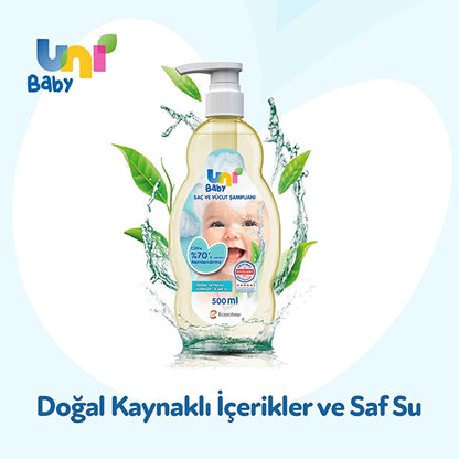 Uni Baby Hair and Body Shampoo 500 ml