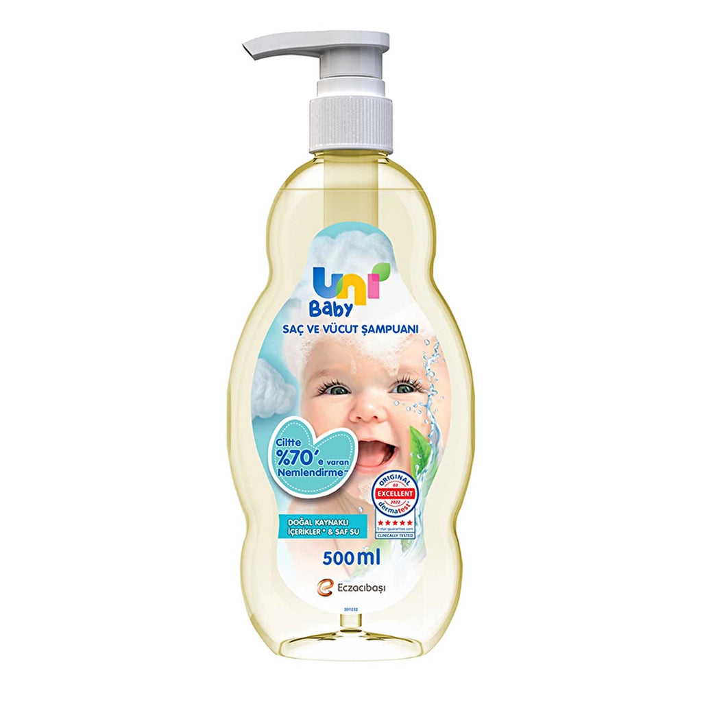 Uni Baby Hair and Body Shampoo 500 ml