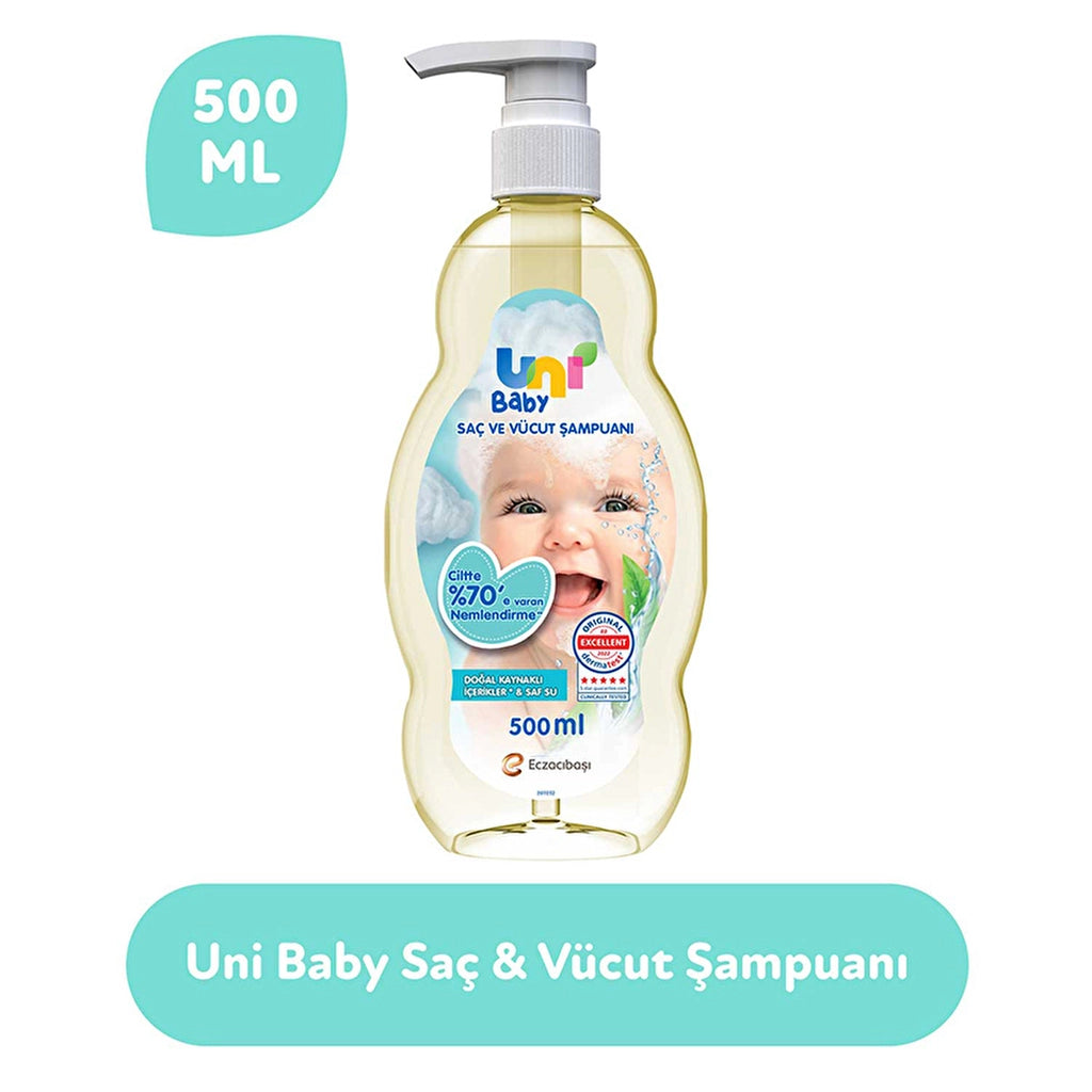 Uni Baby Hair and Body Shampoo 500 ml