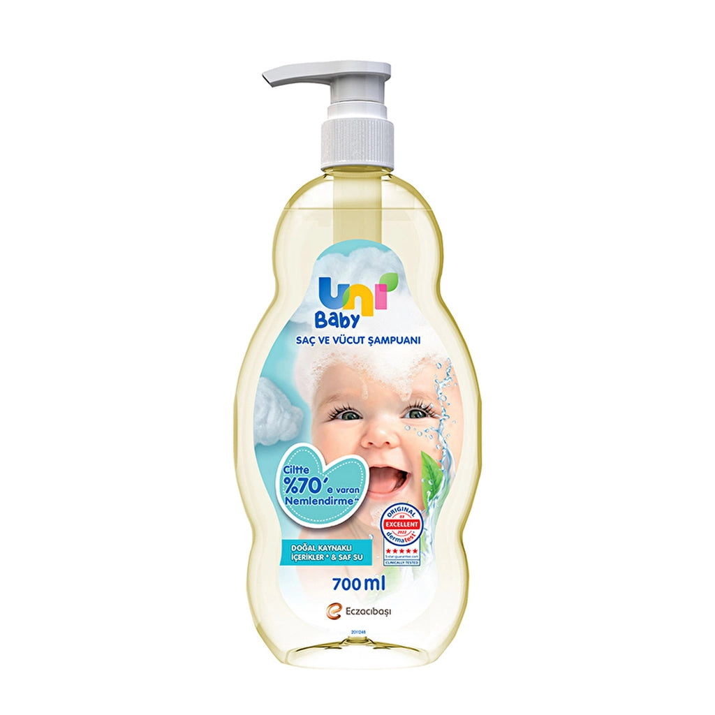 Uni Baby Hair and Body Shampoo 700 ml