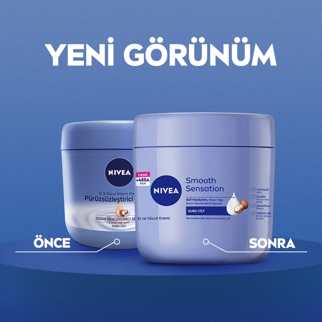 Nivea Smooth Sensation Hand and Body Care Cream 400 ml