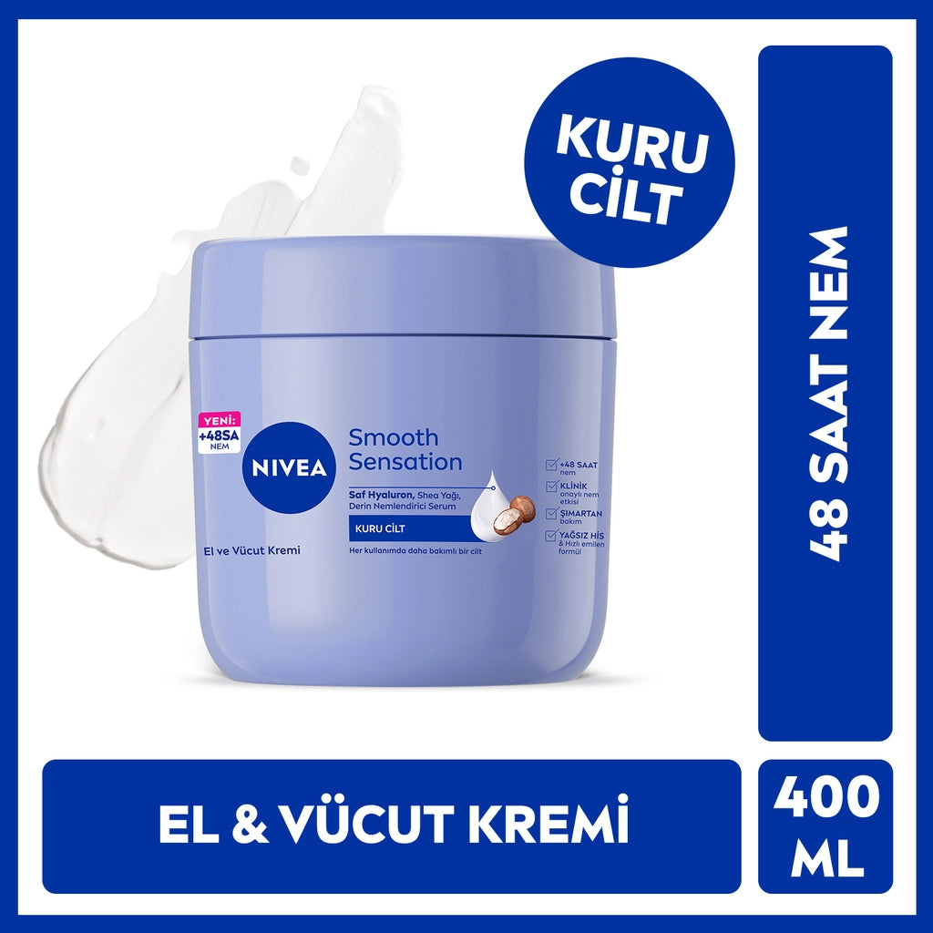 Nivea Smooth Sensation Hand and Body Care Cream 400 ml