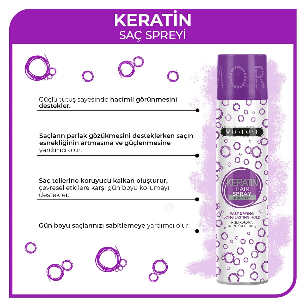 Morfose Keratin Hair Spray 250 ml