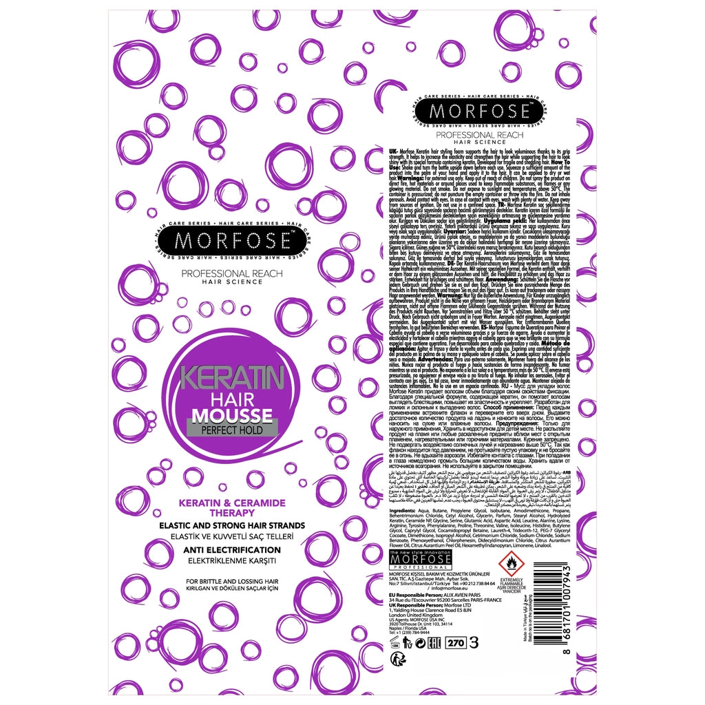 Morfose Keratin Hair Spray 250 ml