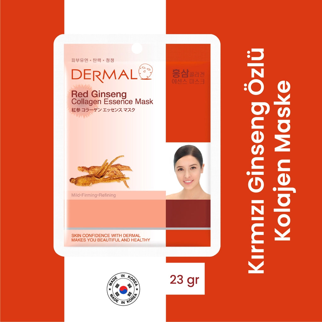 Dermal Red Ginseng Extract Collagen Mask 23 gr