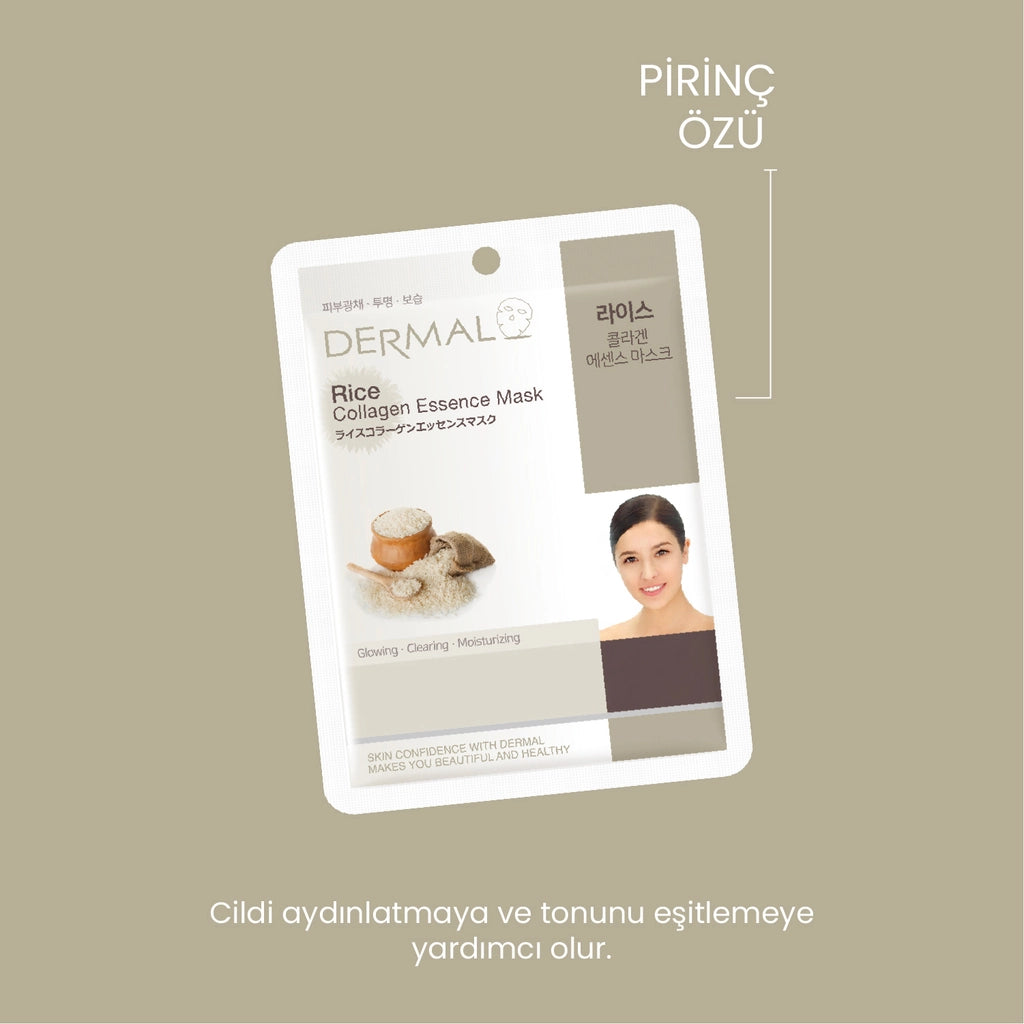 Dermal Rice Extract Collagen Mask 23 gr