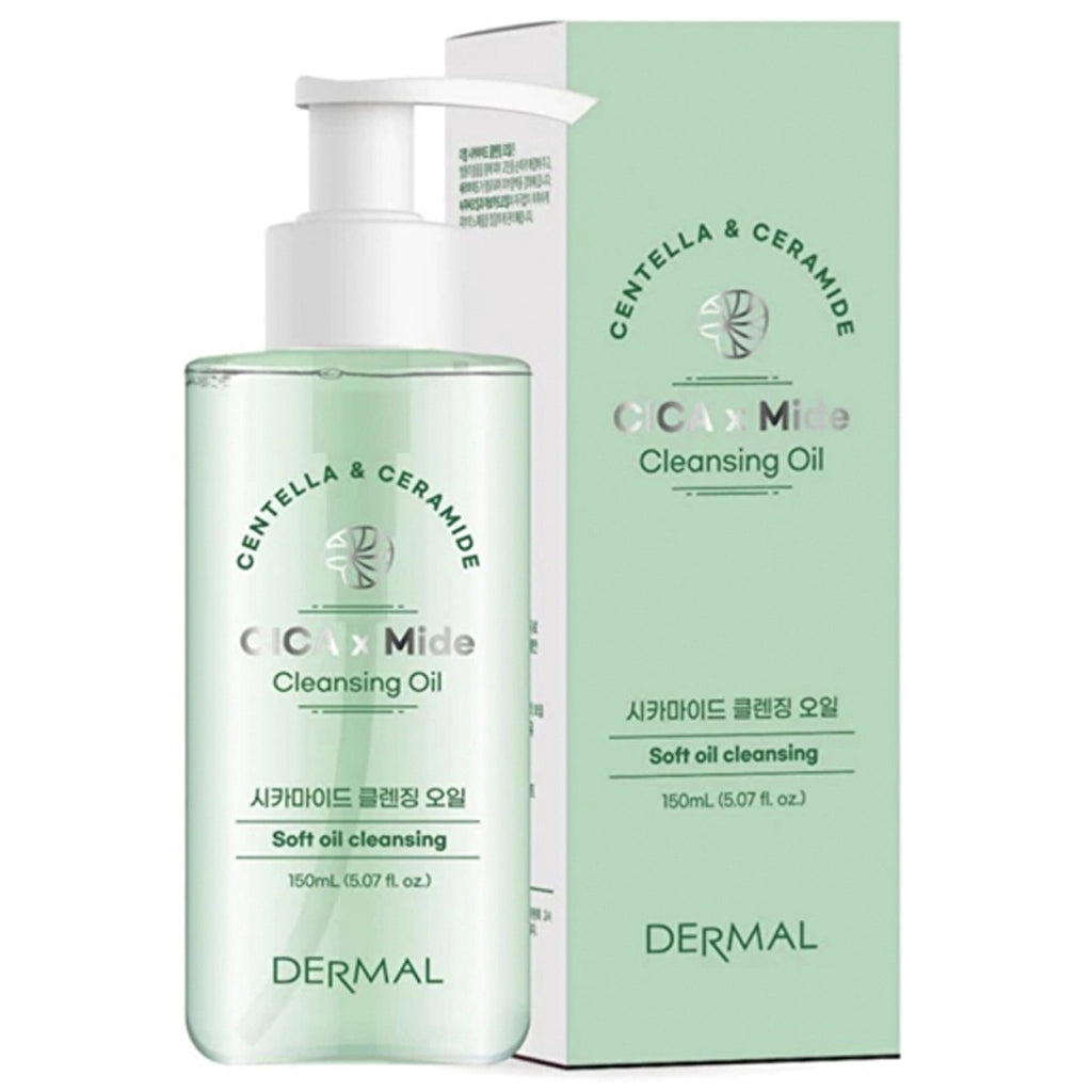 Dermal Cica x Stomach Cleanser Oil Centella Asiatica and Ceramide Extract Cleansing Oil 150 ml