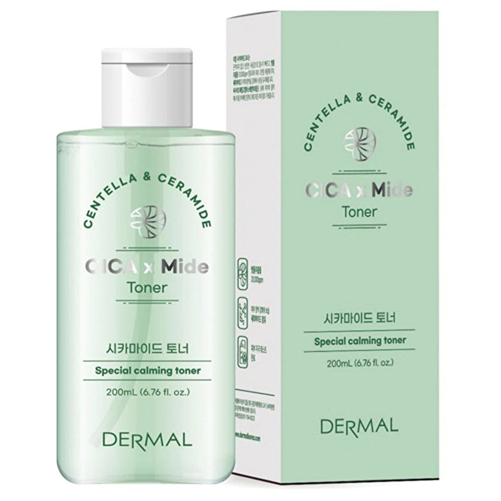 Dermal Cica x Stomach Toner Centella Asiatica and Ceramide Extract Calming Tonic 200 ml