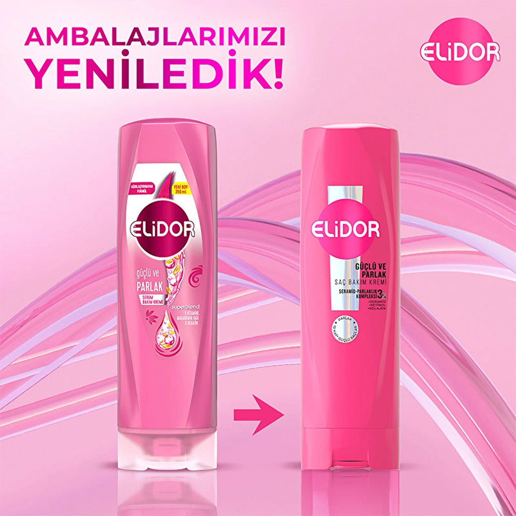 Elidor Strong and Shiny Hair Care Cream 350 ml
