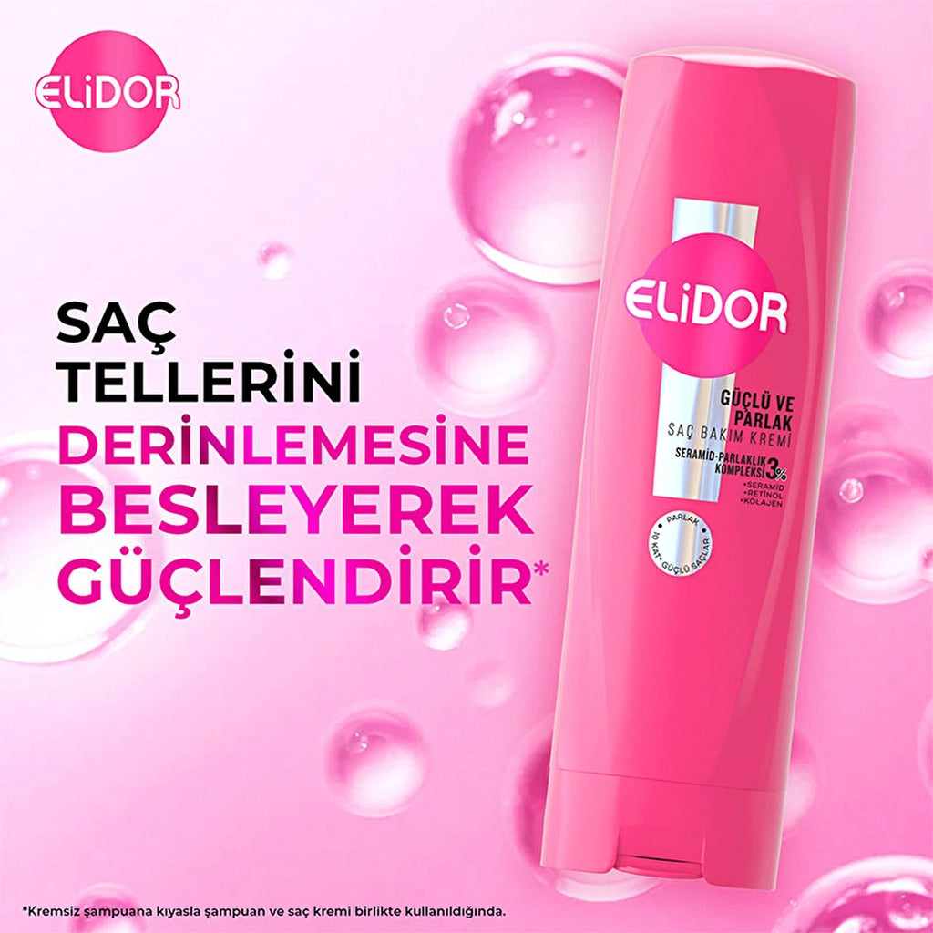 Elidor Strong and Shiny Hair Care Cream 350 ml