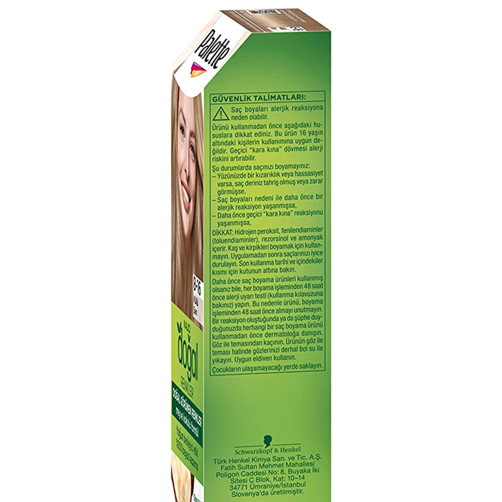 Palette Permanent Natural Colors Hair Dye 8-16 Ash Blonde