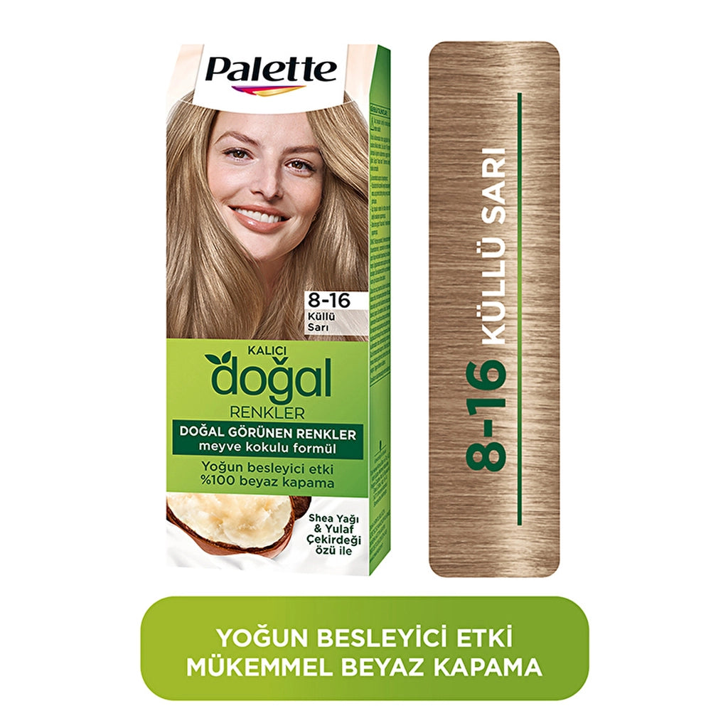 Palette Permanent Natural Colors Hair Dye 8-16 Ash Blonde